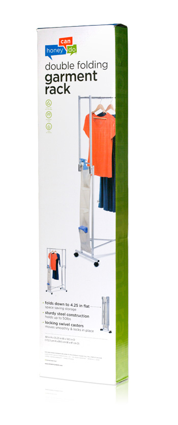 Final Manufactured Product for Davison Produced Product Invention Garment Rack